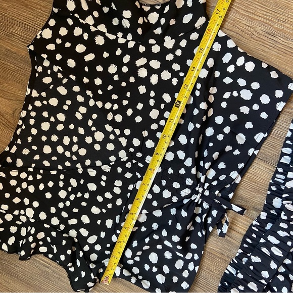 Chic Black and White Polka Dot Set - Picture 6 of 11